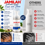 Jamilah Strong Hold Foam & Shine – 150ml - Image 3