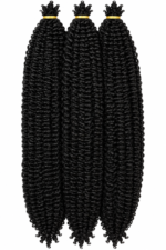 Spring Twist Hair Twisted Up 3X Spring Twist Pre-Looped Braiding Hair – Natural Protective Style - Image 2