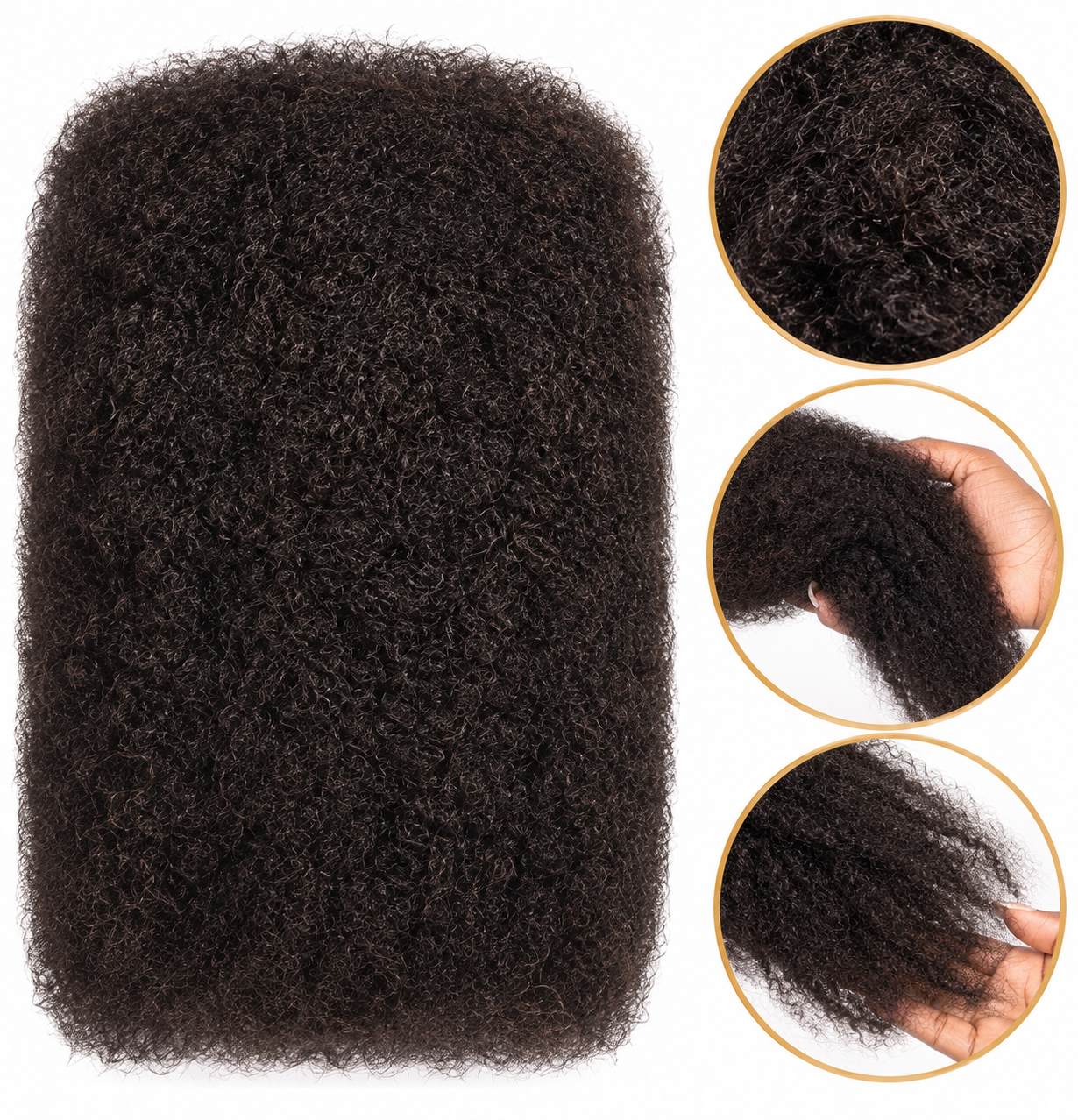 product-image Jamilah Afro Kinky Bulk – 100% Human Hair for Twists, Locs & Natural Styles - Image 1